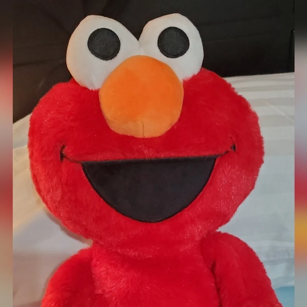 Sesame Street Red Elmo Bird Toy. Soft And Plush. New With Tags